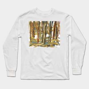 Yellow sunshine in the forest Long Sleeve T-Shirt